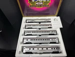 Mth 20-6530 Pennsylvania Prr 70' Streamlined Silver Passenger 5-CAR Set Ex. Fixed Price $395.00.