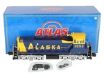 Atlas 1860-1 Gauge Alaska Railroad Unpowered Diesel Locomotive #1552 (3 Rail). Fixed Price $184.99.