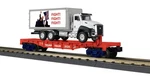Mth 30-76955 Donald J. Trump Railking Flat Car Wi/box Truck W/ Sounds & Lights. Fixed Price $84.94.