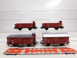 4X Rklin H0 Ac Freight Car Drg Reichsbahn 4692 4695 4696 Sg/mint #EE563-0.5. Fixed Price $80.97.