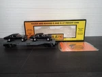 Mth 30-7661 Gauge Auto Transport Flatcar With Ertl '70 Novas #1970. Fixed Price $30.00.