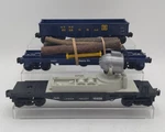 Lionel Gauge Freight Cars: 6-16611, 6-16608, 6-6258 3 Ex. Fixed Price $39.99.