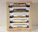 Ho Scale Walthers 5-UNIT Articulated Double Stack Car Ttx Thrall New In Box. Fixed Price $106.88.