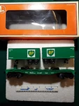 Lionel #6-26001 B P Flat Car With Trailers. Fixed Price $55.00.