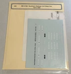 Microscale Ho Decal-southern Ry/sou Steel Coil Cars (1974-1985) #MC-4196. Fixed Price $6.00.
