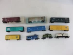 Atlas Reefer Tank Hopper Gondola Box Car Lot 10PC Gauge Scale. Fixed Price $59.94.