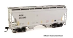 Walthers Scale 39' Trinity 2-BAY Covered Hopper Arkansas Oklahoma #492353. Fixed Price $32.16.