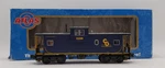 Atlas 6602-1 Gauge Chesapeake & Ohio Extended Vision Caboose #3288 3-RAIL Nib. Fixed Price $74.99.