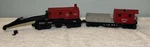Lionel Postwar 6560 Bucyrus Erie Crane Car + D.l. & 6119 Caboose. Fixed Price $28.00.
