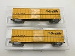 Roundhouse 8204 Rio Grande 50' Single Door Boxcar Pack, Scale. Fixed Price $17.00.