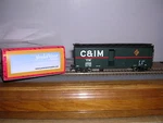 Inter.spec. C.& I.m. "green" 40' Aar Box Car W/2 #s H.o.scale 1/87. Fixed Price $36.99.
