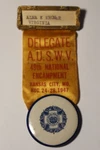 1898 Spanish American War Delegate Auswv 1947 Kansas City Missouri Pin Military. Fixed Price $35.99.