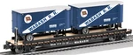 Lionel Wabash PS-4 Flatcar W/ Pup Piggyback Trailers 6-27820! Scale. Fixed Price $95.00.