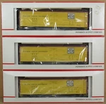 Peterson Supply Company Western Pacific Pfe Reefer Car 3-PACK O-gauge Nos. Fixed Price $79.99.