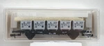 Nos Fleischmann Scale Car With Containers Buckets Wagon Flat Train - 8231. Fixed Price $24.95.