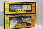 Mth #30-79705 &30-79706 Railking American Steel Crane And Tender. Fixed Price $159.95.
