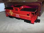 Mth Premier 20-9105L Santa Fe Extended Vision Lighted Caboose + Box. Fixed Price $35.00.