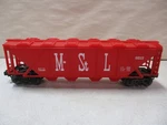 Lionel Missouri And St. Louis Covered Hopper Car 6536. Fixed Price $59.99.