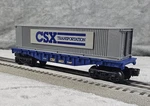 K-line K-6613 Csx Transportation Flatcar & Container Gauge Nos New. Fixed Price $27.99.