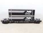 Mth 30-76906 Railking Norfolk Southern Husky Stack Car. Fixed Price $129.00.