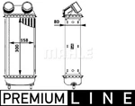 Mahle Behr Charge Air Cooler Premium Line CI86000P Au. Fixed Price $72.15.