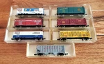 Lot Of 7 N Scale Life-like Reefer Box Car Hopper Cattle Hamms Beer Up. Fixed Price $79.99.