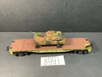 Mth Usa Aarmy Transportation Corps Dodx 40148 Flat Car W/ Tank. Fixed Price $40.00.