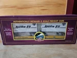 Mth Premier 20-98121 Santa Fe Flatcar W/20' Trailers Scale New In Box. Fixed Price $42.99.