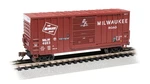 Bachmann 18255 Milwaukee Road Hi-cube Boxcar #4603. Fixed Price $39.95.