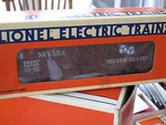 1994 Lionel 6-19926 Love Nevada Box Car Silver State New L0827. Fixed Price $23.77.