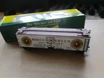 Helper 00485 Robin Hood Beer Reefer (8/4/22) Scale Wheels/kd Couplers Only. Fixed Price $49.00.