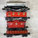 Lionel Prewar Gauge Freight Car Lot Tank 2680 Caboose 2657 2682 Gondola. Fixed Price $59.98.