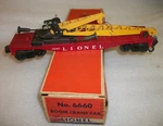 Lionel Postwar 6660 Boom Crane Car Original String Excellent+ Tired Box. Fixed Price $75.00.