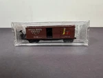 Micro Trains Scale 42100 Box Car Hills Brothers Coffee Hbcx 163. Fixed Price $19.99.