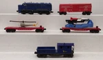 Lionel 1629 Vintage 225 C&o Diesel Freight Set W/6650,6470,6819,6219 Ex. Fixed Price $249.99.