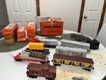 Boxed Lionel Postwar Santa Fe Freight Set #1649 Amazing W'boxes. Fixed Price $535.00.
