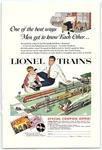 1940S Lionel Trains Best Ways Ment Get To Know Each Other... Print Ad Z6118. Fixed Price $24.99.