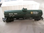 WALTHERS/TRAINLINE-#931-1441 Bcol 1914 Tank Car Ho Scale New Good Condition. Fixed Price $14.99.