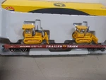 Athearn Trailer Train 60' Flat Car # 90099-JOHN Deere 650H Dozers -rtr Ho Scale. Fixed Price $75.00.