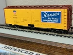 Kansas Beef Packers - Witchita Meat / Ice Reefer Ho Scale Gold Line New. Fixed Price $43.95.