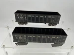 Marx #44572 Gauge C&o Gondola Car Black Lot Of Fair. Fixed Price $12.99.