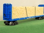 Lionel Great Northern Bulkhead Flat Car W/logs 2043151 Scale Dc Trk Nib. Fixed Price $39.99.