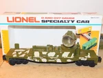 Lionel Ga. Us Marines Camouflage Searchlight Car Exib Works #6-6526. Fixed Price $20.00.