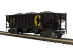Mth Train Scale Chessie System 70 Ton 3 Bay Hopper Car 20-96842 New Box. Fixed Price $134.99.