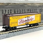 Atlas N Scale 41508 Muessel Silver Edge Beer 40FT Wood Reefer MSEX1001. Fixed Price $29.99.