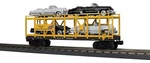 Mth 30-76879 Railking Chicago Northwestern Auto Carrier W/ Cadillac Coupes New. Fixed Price $75.00.
