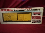 Lionel Texas & Pacific Boxcar 6-9463 New 027 Gauge -untested. Fixed Price $38.00.