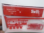 Walthers Swift 40' Meat Reefer Car # 15538 Kit Ho Scale. Fixed Price $14.00.