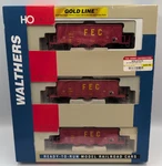 Walthers Gold Line Ho Fec 32-37070 Florida East 40FT Ortner Aggregate Car Pack. Fixed Price $229.99.