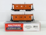 Ho Walthers Platinum 932-27661 Milwaukee Rib-side Bay Window Caboose 2-PACK. Fixed Price $119.95.